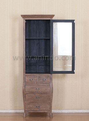 Bule Display Cabinet