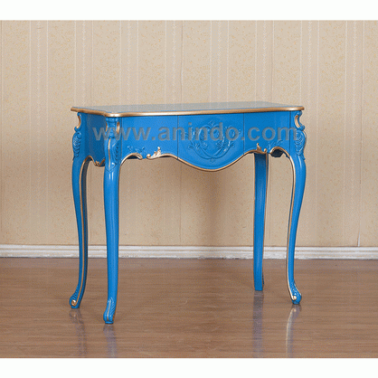 3 Drawers Carved Console