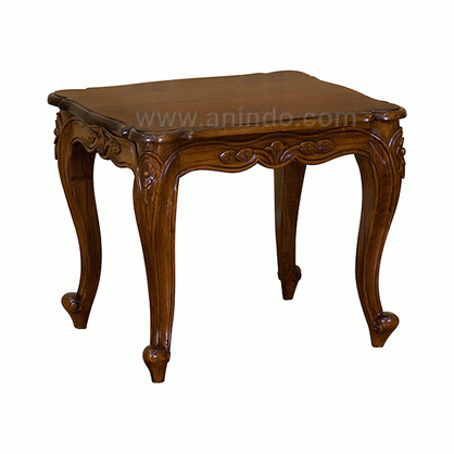 Carved End Table
