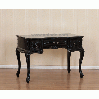 3 Drawers Carved Console