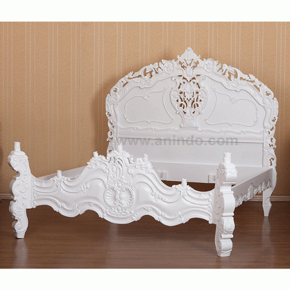 Modified Rococo Bed