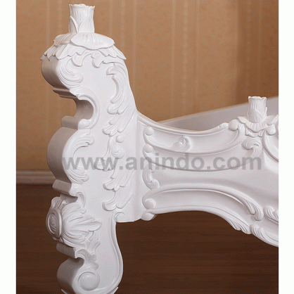 Modified Rococo Bed