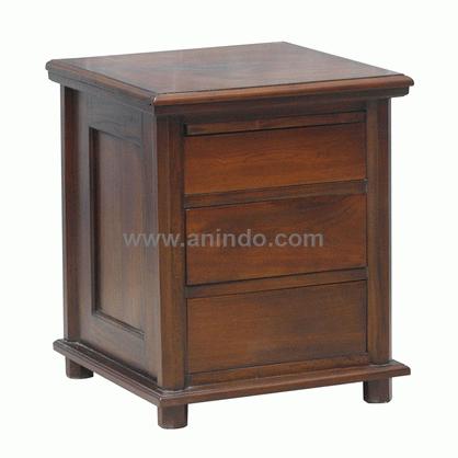 3 Drawers Bedside Cabinet