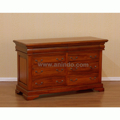 Sleigh Chest 8 Drawers