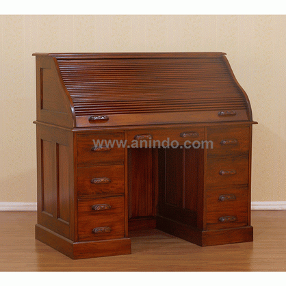 Mahogany Roll Top Desk