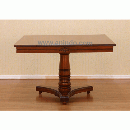 Square Dining Table Carved
