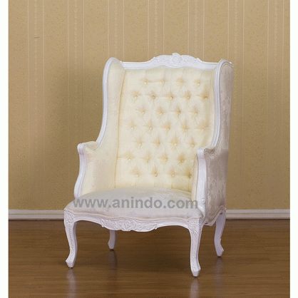 French Wing Chair Carver