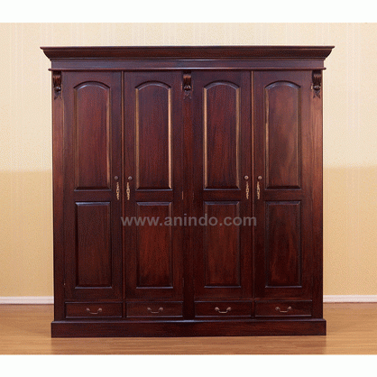 Elsha 4 Doors Armoire