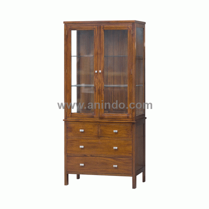 Display Cabinet 4 Drawers