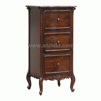 3 Drawers Chest Mahogany