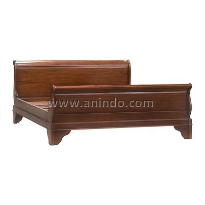 French Sleigh Bed