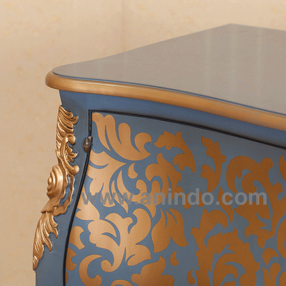 Commode 2 Doors Mahogany