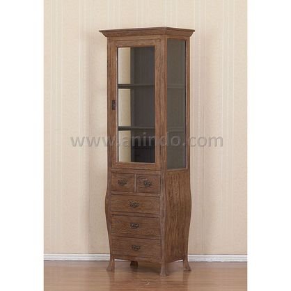 Bule Display Cabinet